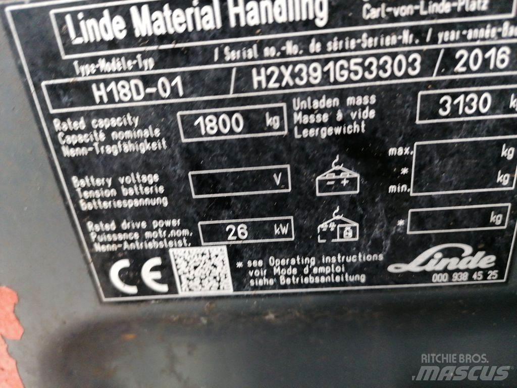 Linde H18D-02 Πετρελαιοκίνητα Κλαρκ