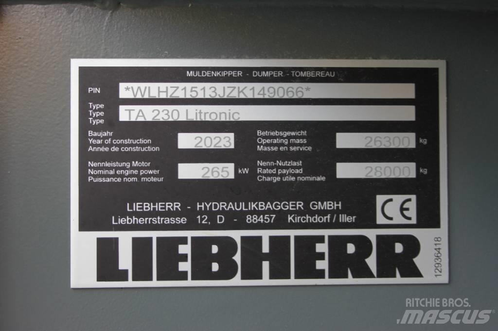 Liebherr TA 230 Σπαστό Dump Truck ADT