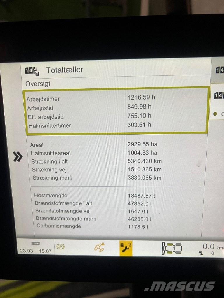 CLAAS Lexion 8700 Θεριζοαλωνιστικές μηχανές