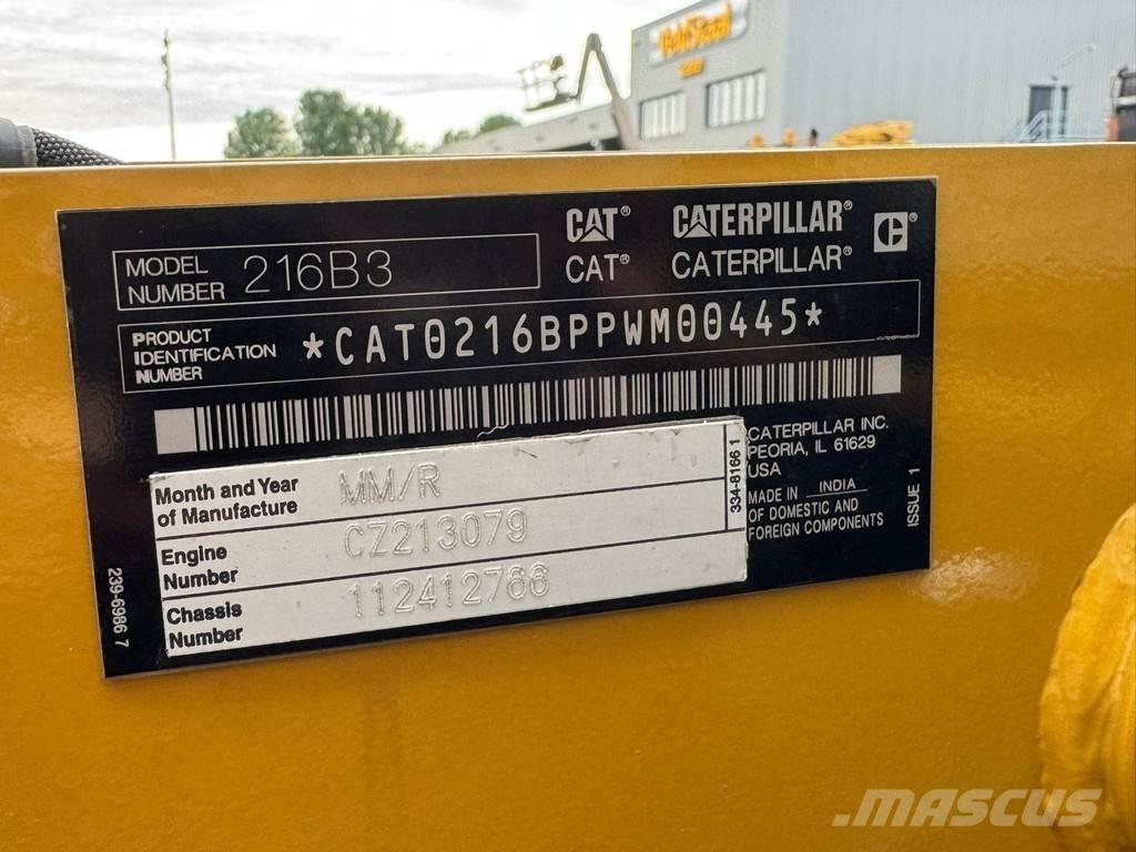 CAT 216B3 Φορτωτές με λάστιχα (Τροχοφόροι)