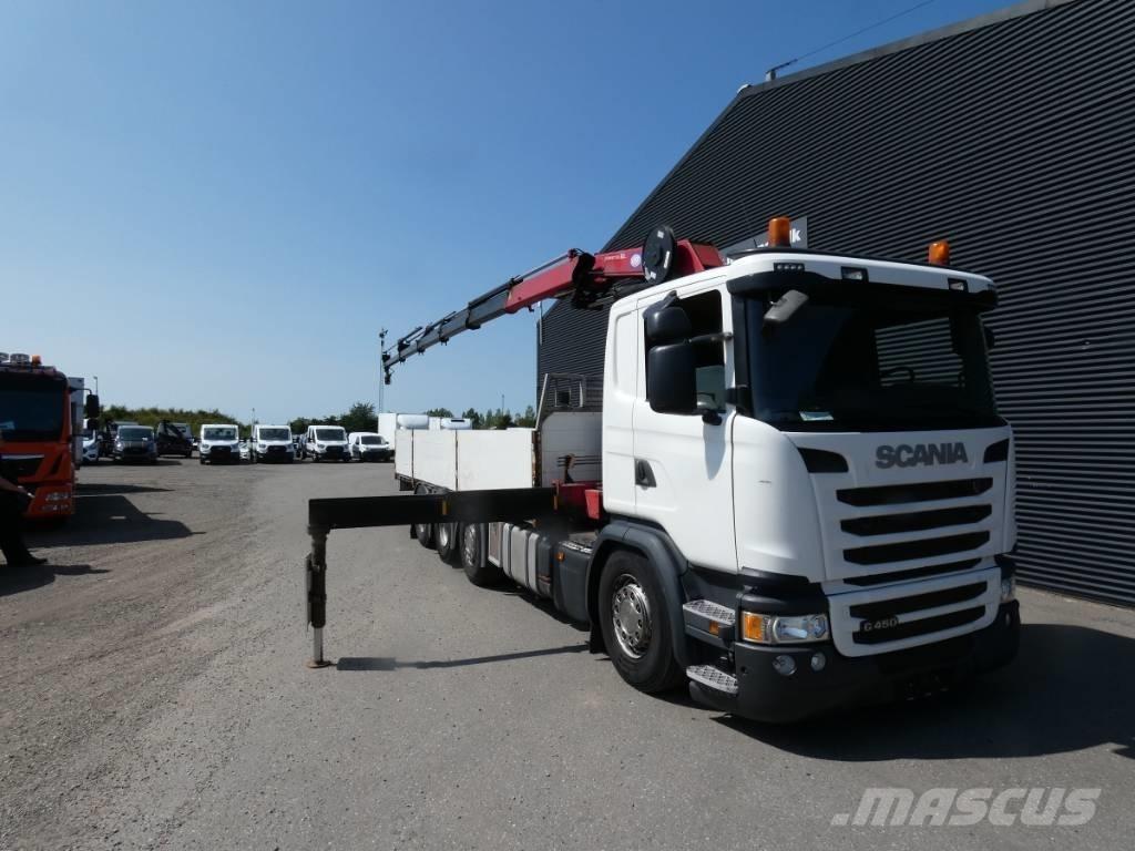 Scania G 450 Φορτηγά με Γερανό