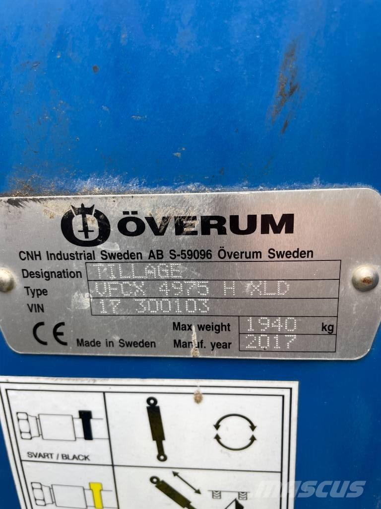Överum VFCX4975 Αναστρεφόμενα άροτρα
