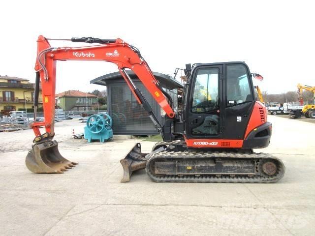 Kubota KX 080-4a2 Εκσκαφείς με ερπύστριες