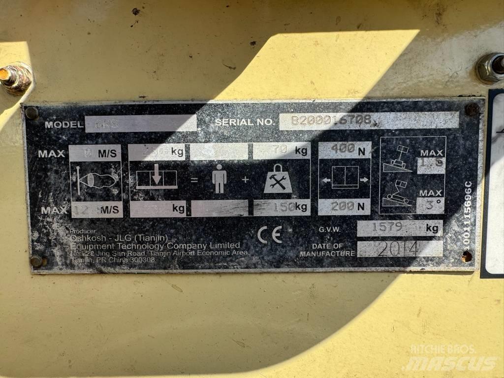 JLG 6 RS Ανυψωτήρες ψαλιδωτής άρθρωσης
