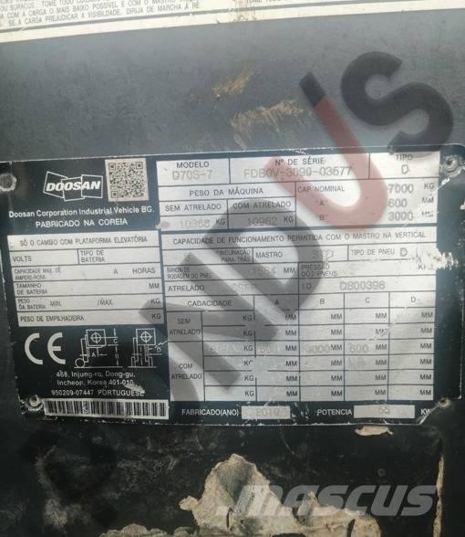 Doosan D 70 S-7 Πετρελαιοκίνητα Κλαρκ