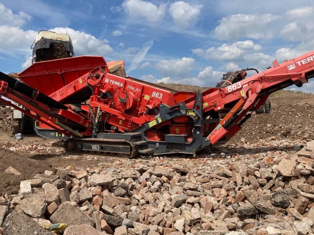 Terex Finlay 863 Κινητές μηχανές κοσκινίσματος