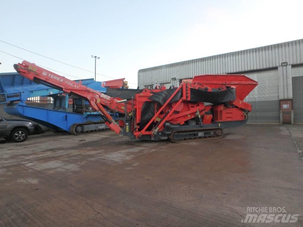 Terex Finlay 863 Κινητές μηχανές κοσκινίσματος