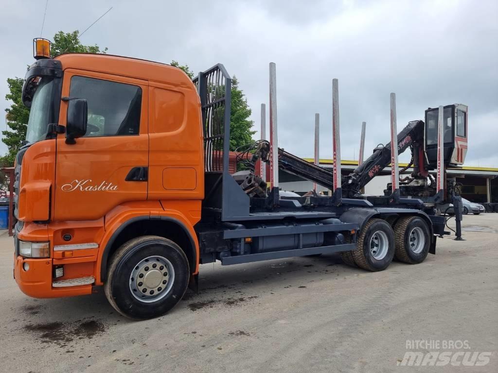 Scania R 580 Φορτηγά ξυλείας