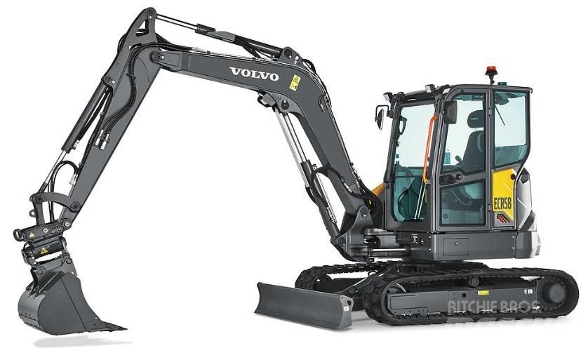 Volvo ECR58F NY/NEW Εκσκαφάκι (διαβολάκι) < 7t