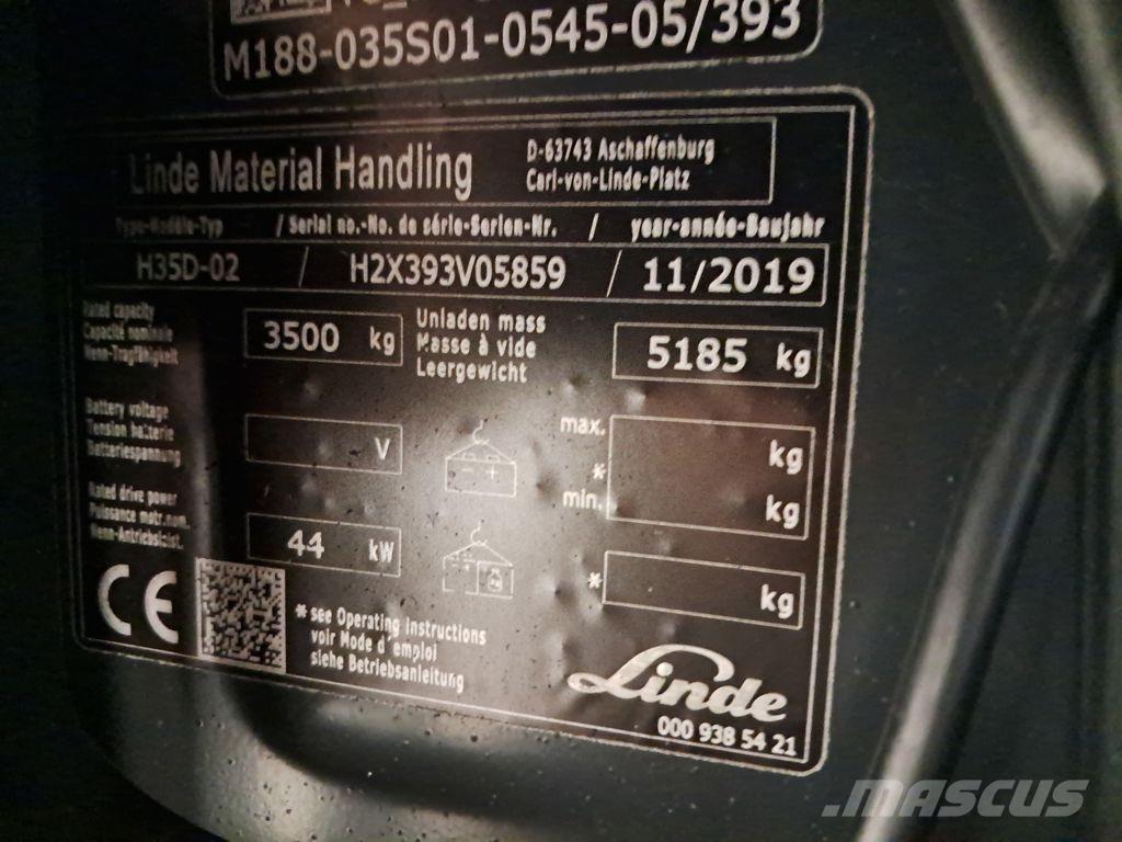 Linde H35D-02 Πετρελαιοκίνητα Κλαρκ