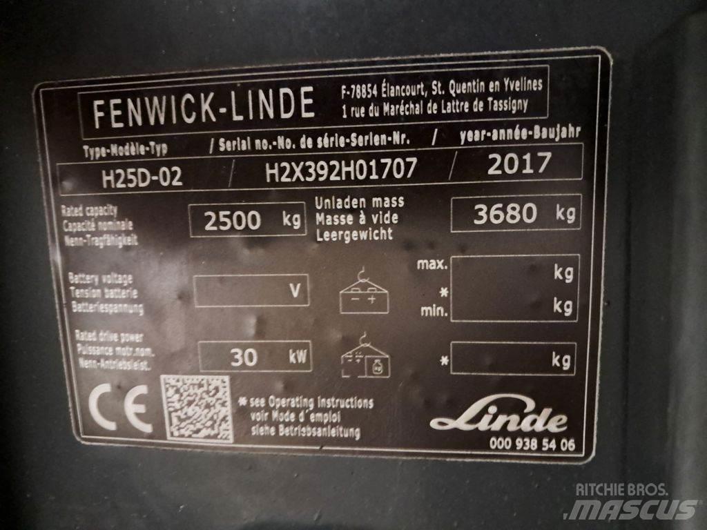 Linde H25D-02 Πετρελαιοκίνητα Κλαρκ