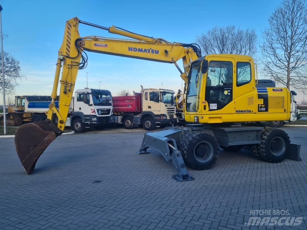 Komatsu PW 140-7 Εκσκαφείς με τροχούς - λάστιχα