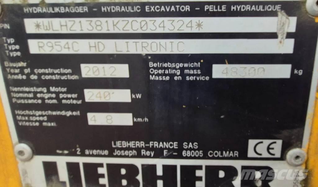 Liebherr r954c Εκσκαφείς με ερπύστριες