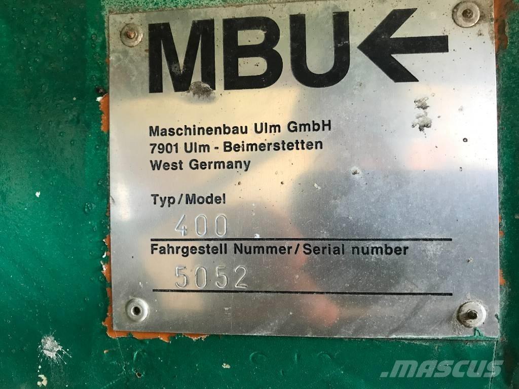 MBU 400 Επίστρωση ασφάλτου