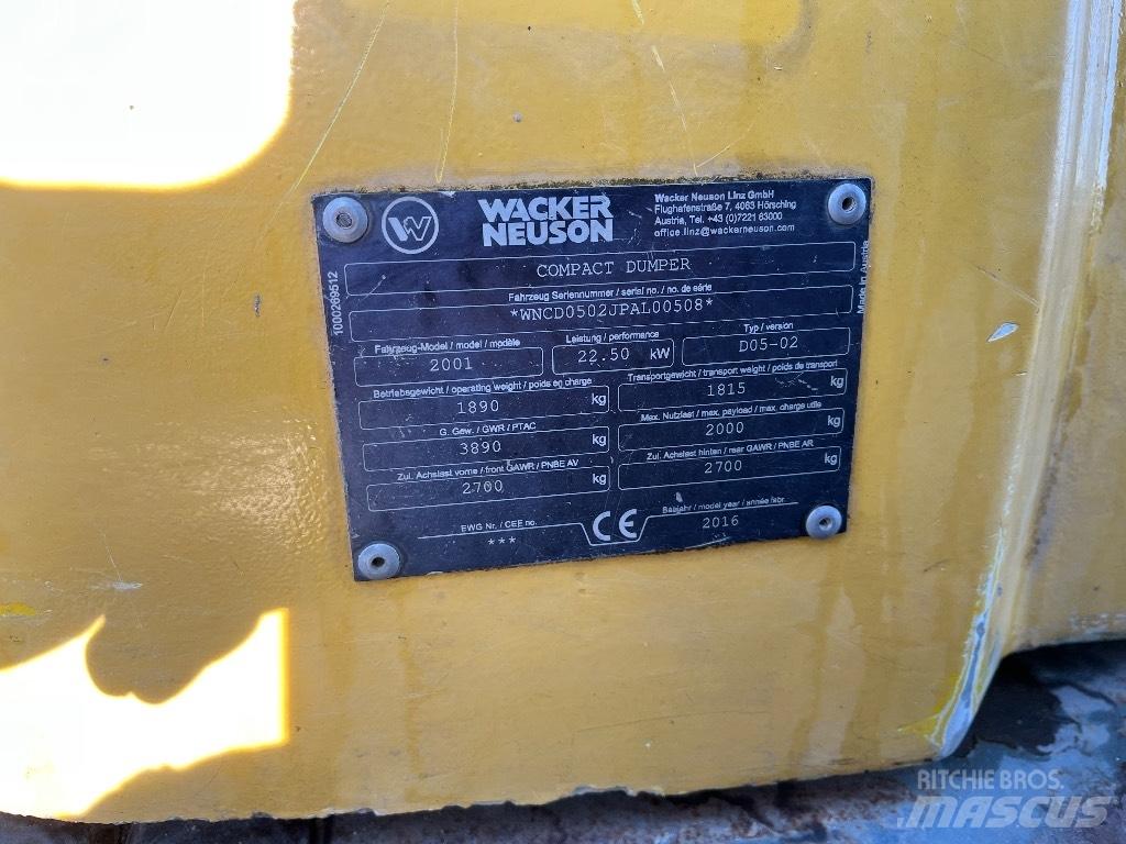 Wacker Neuson 2001 Dumpers εργοταξίου