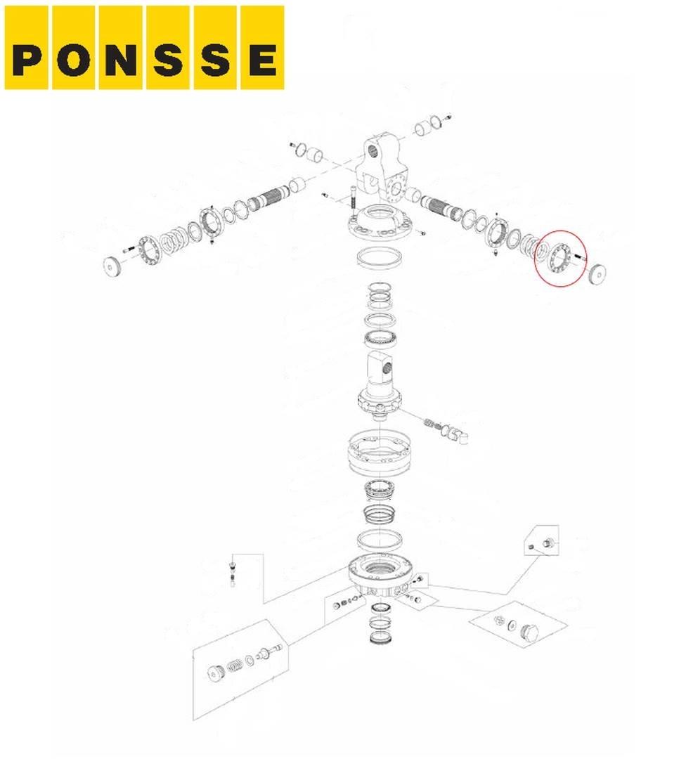 Ponsse 0060881 Γερανοί προωθητικοί