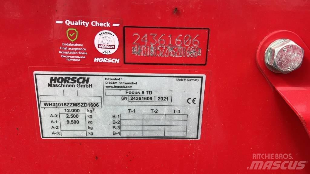 Horsch Focus 6 TD Σπορείς