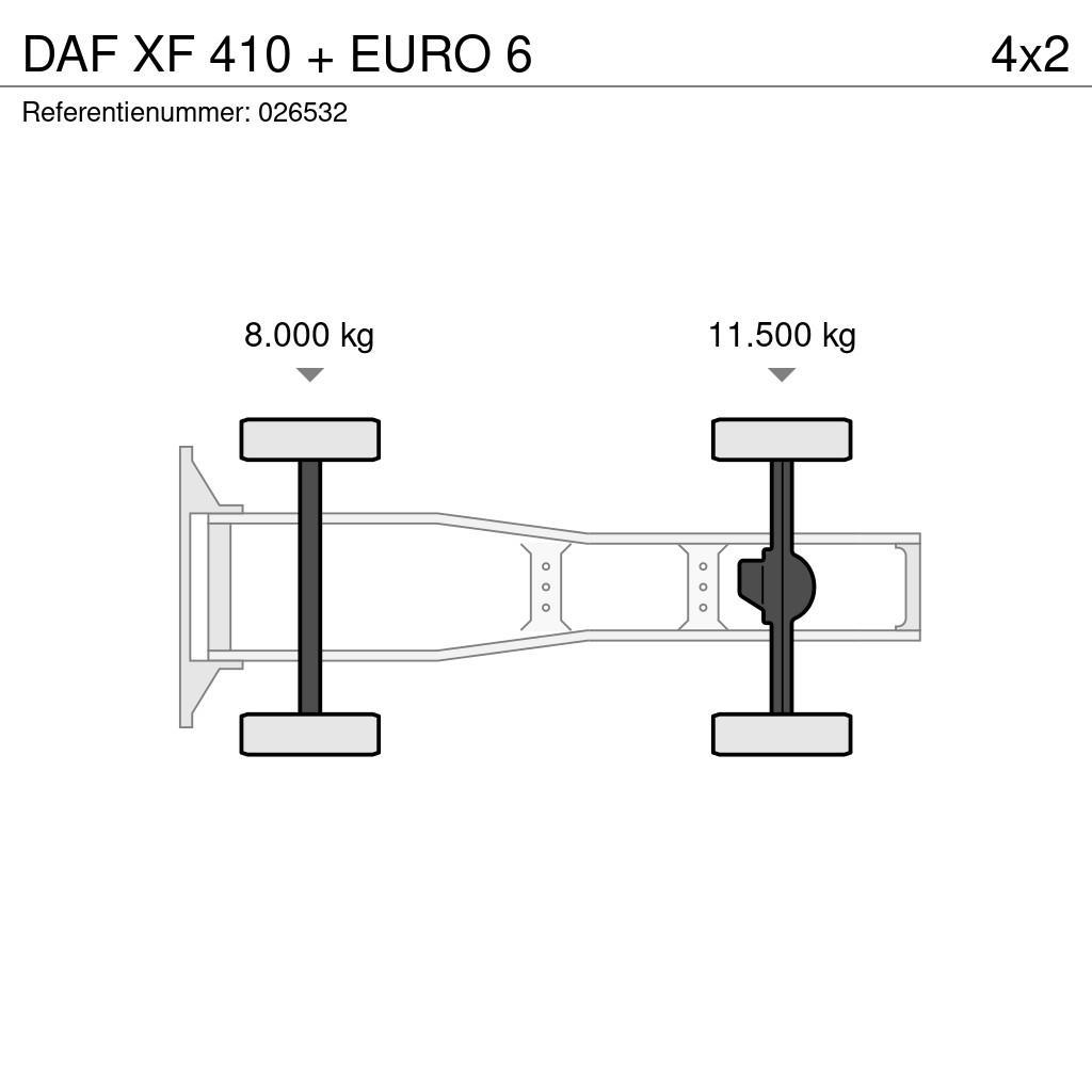 DAF XF 410 + EURO 6 Τράκτορες
