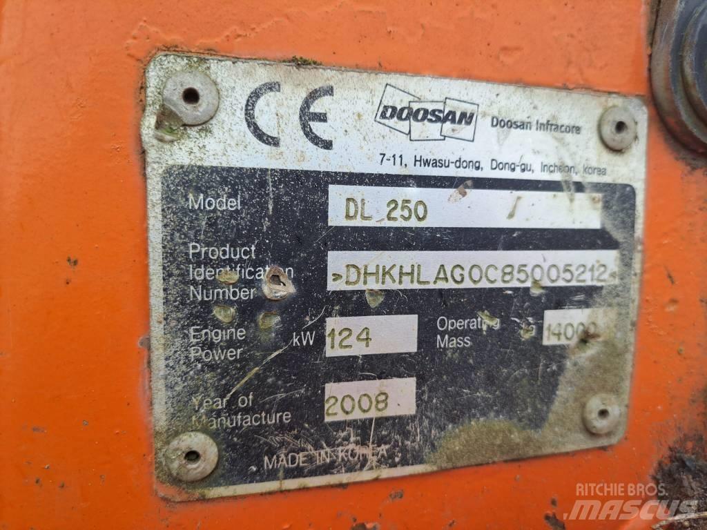 Doosan DL 250 Φορτωτές με λάστιχα (Τροχοφόροι)