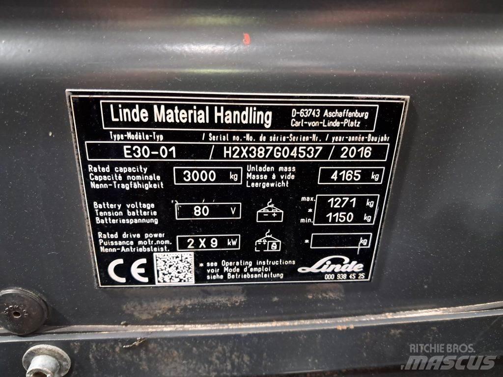 Linde E30-01 Ηλεκτρικά περονοφόρα ανυψωτικά κλαρκ