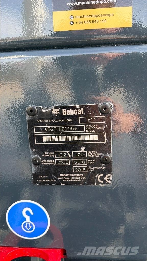 Bobcat E 17 Εκσκαφάκι (διαβολάκι) < 7t