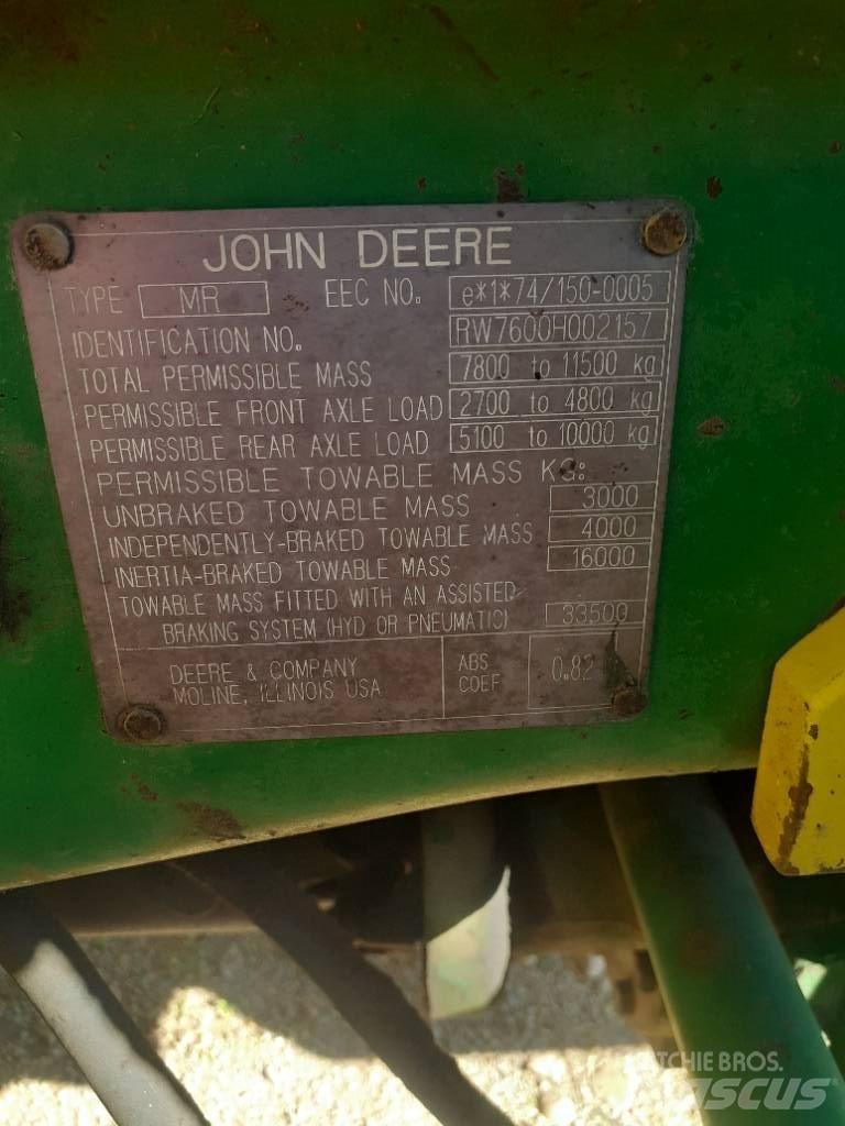 John Deere 7600 Τρακτέρ