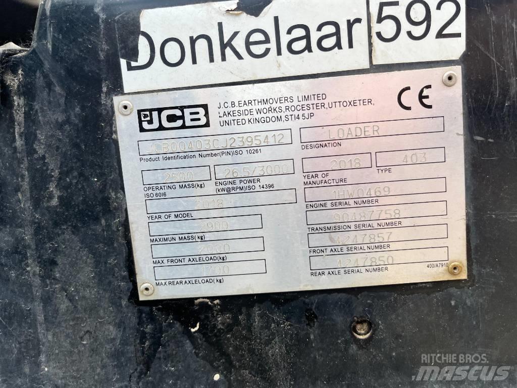 JCB 403 Μίνι φορτωτές