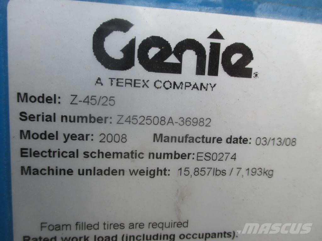 Genie Z 45/25 J DC Ανυψωτήρες με αρθρωτό βραχίονα