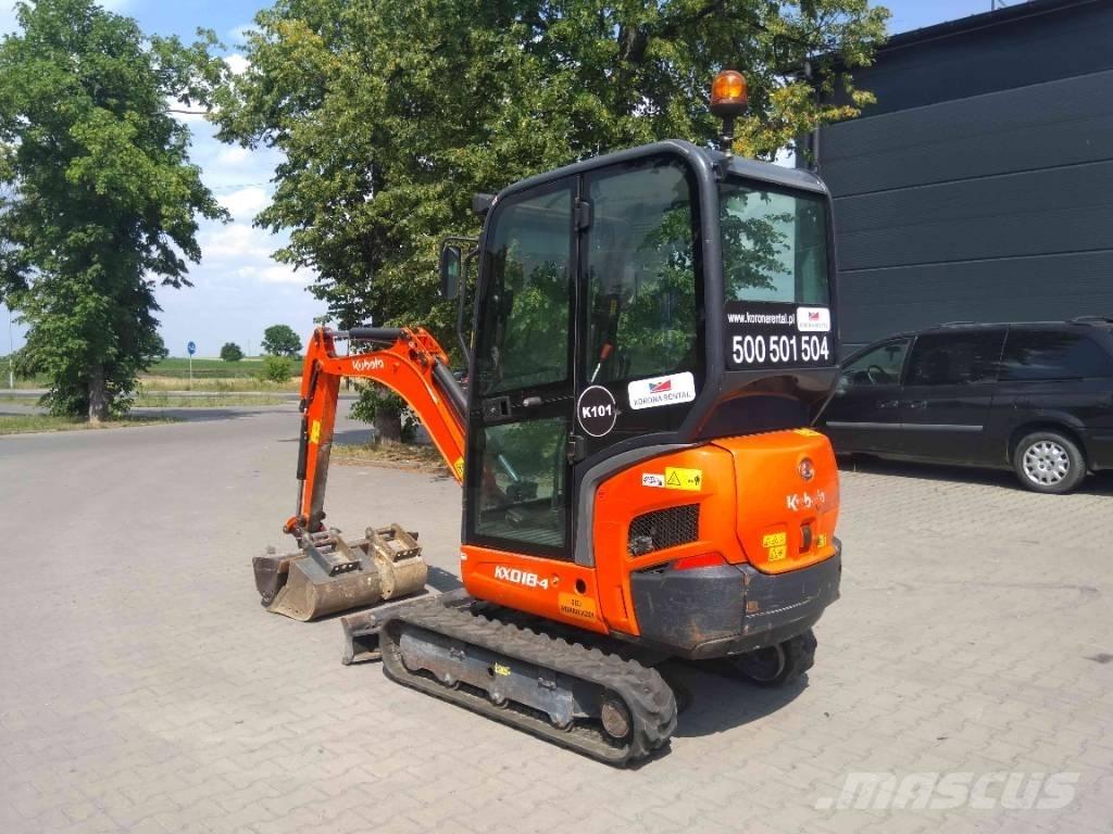 Kubota KX 018-4 Εκσκαφάκι (διαβολάκι) < 7t