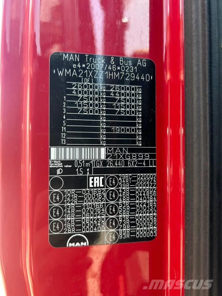 MAN TGX 26.440 Νταλίκες μεταφοράς οχημάτων