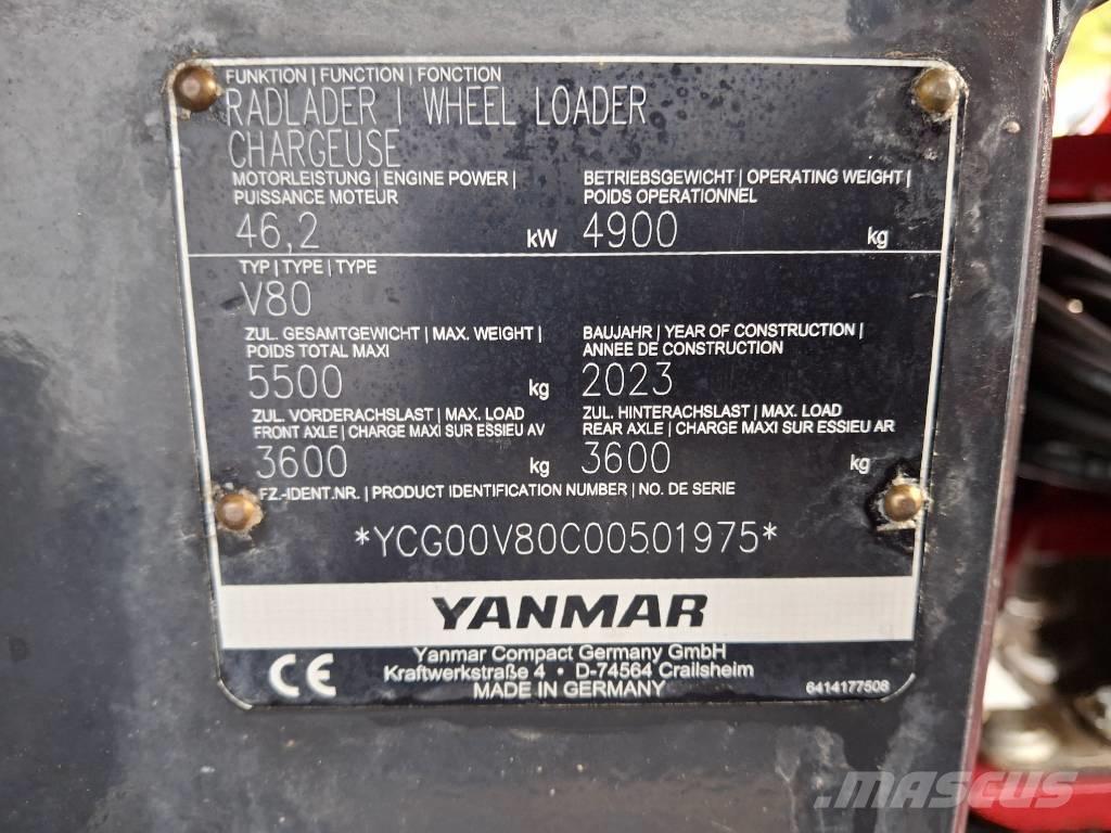 Yanmar V 80 Φορτωτές με λάστιχα (Τροχοφόροι)