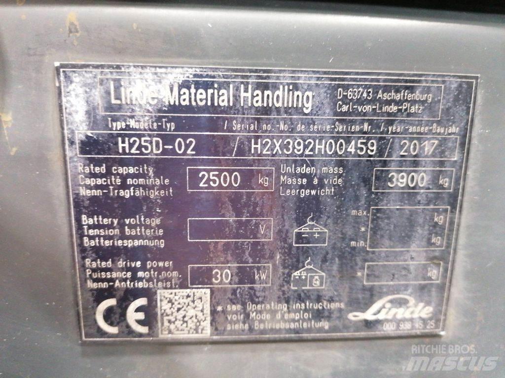 Linde H25D-02 Πετρελαιοκίνητα Κλαρκ