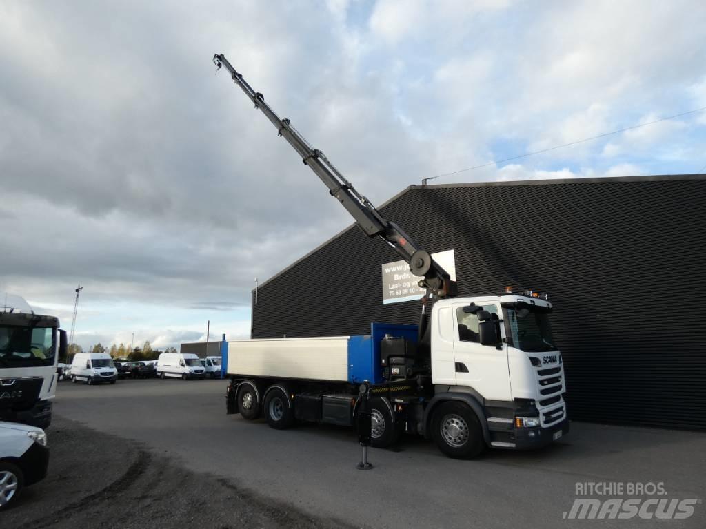 Scania R 580 Φορτηγά Ανατροπή