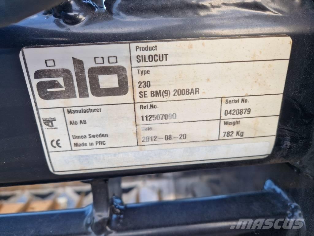 Ålö Silocut 230 . S-BM Εξαρτήματα εμπρόσθιων φορτωτών