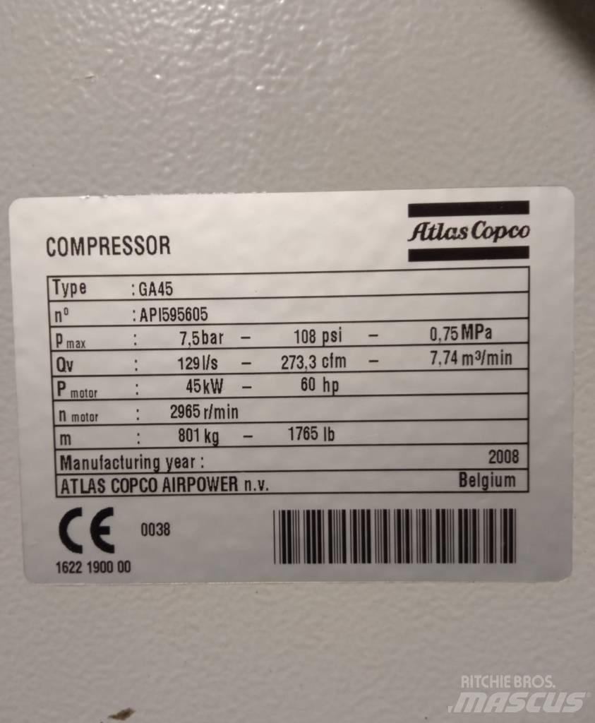 Atlas Copco GA45 Συμπιεστές