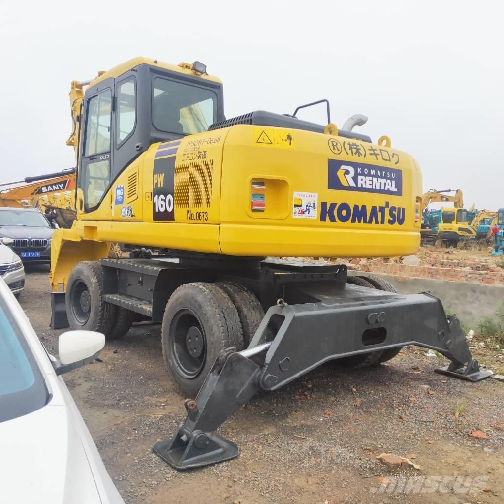 Komatsu PW160W-7 Εκσκαφείς με τροχούς - λάστιχα