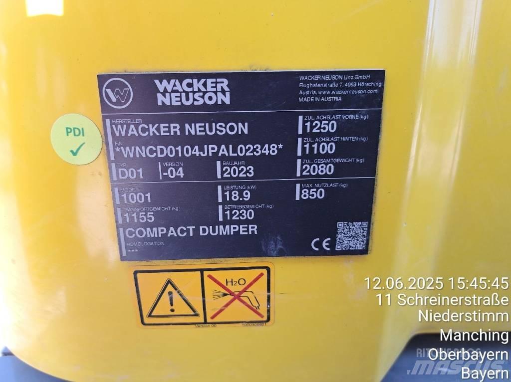 Wacker Neuson 1001 Dumpers εργοταξίου