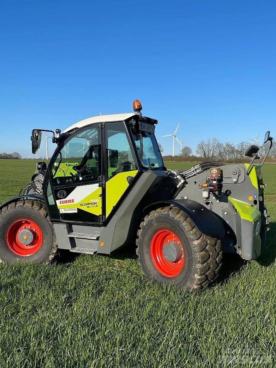 CLAAS SCORPION 756 Ανυψωτήρες με τηλεσκοπικό βραχίονα