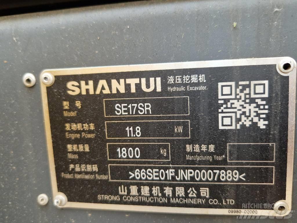 Shantui SE17SR Εκσκαφάκι (διαβολάκι) < 7t