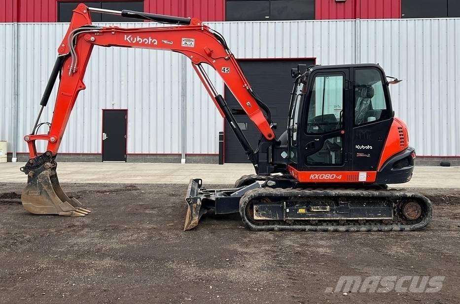Kubota KX 080-4 Μίνι εκσκαφείς 7t - 12t