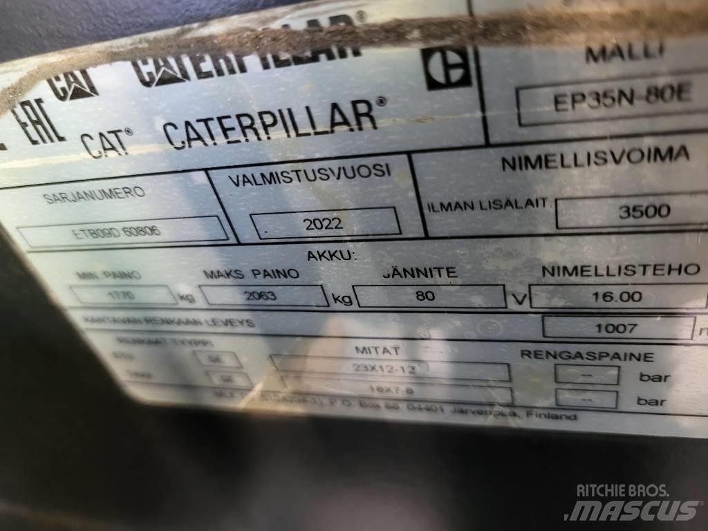 CAT EP35N Ηλεκτρικά περονοφόρα ανυψωτικά κλαρκ