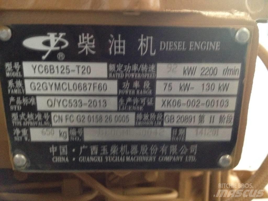 Yuchai YC6B125-T20 Κινητήρες