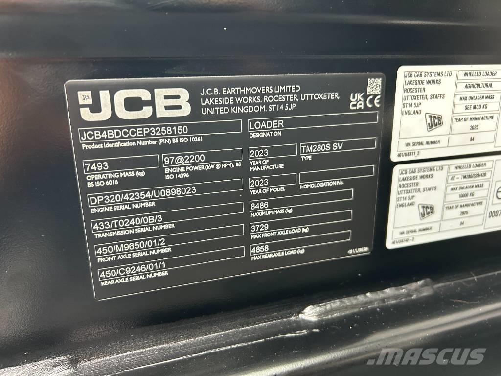 JCB TM280S Συστήματα τηλεχειρισμού για τη γεωργία