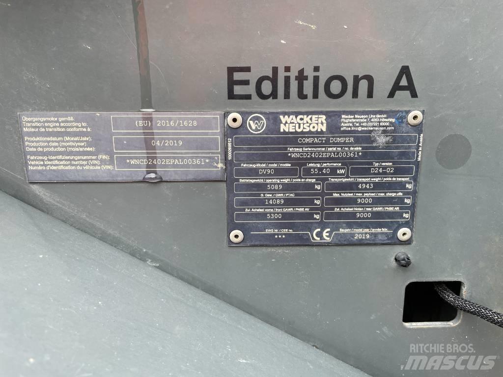 Wacker Neuson DV 90 Dumpers εργοταξίου