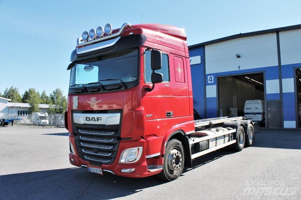 DAF XF 480 FAS 6x2 Φορτηγά για εμπορευματοκιβώτια