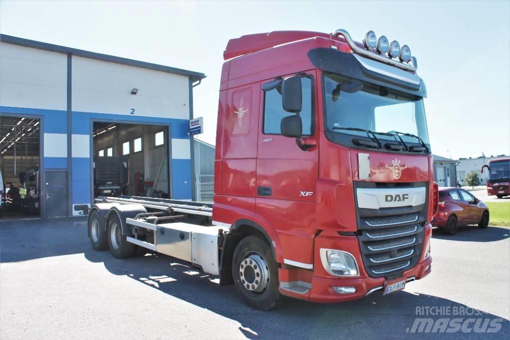 DAF XF 480 FAS 6x2 Φορτηγά για εμπορευματοκιβώτια