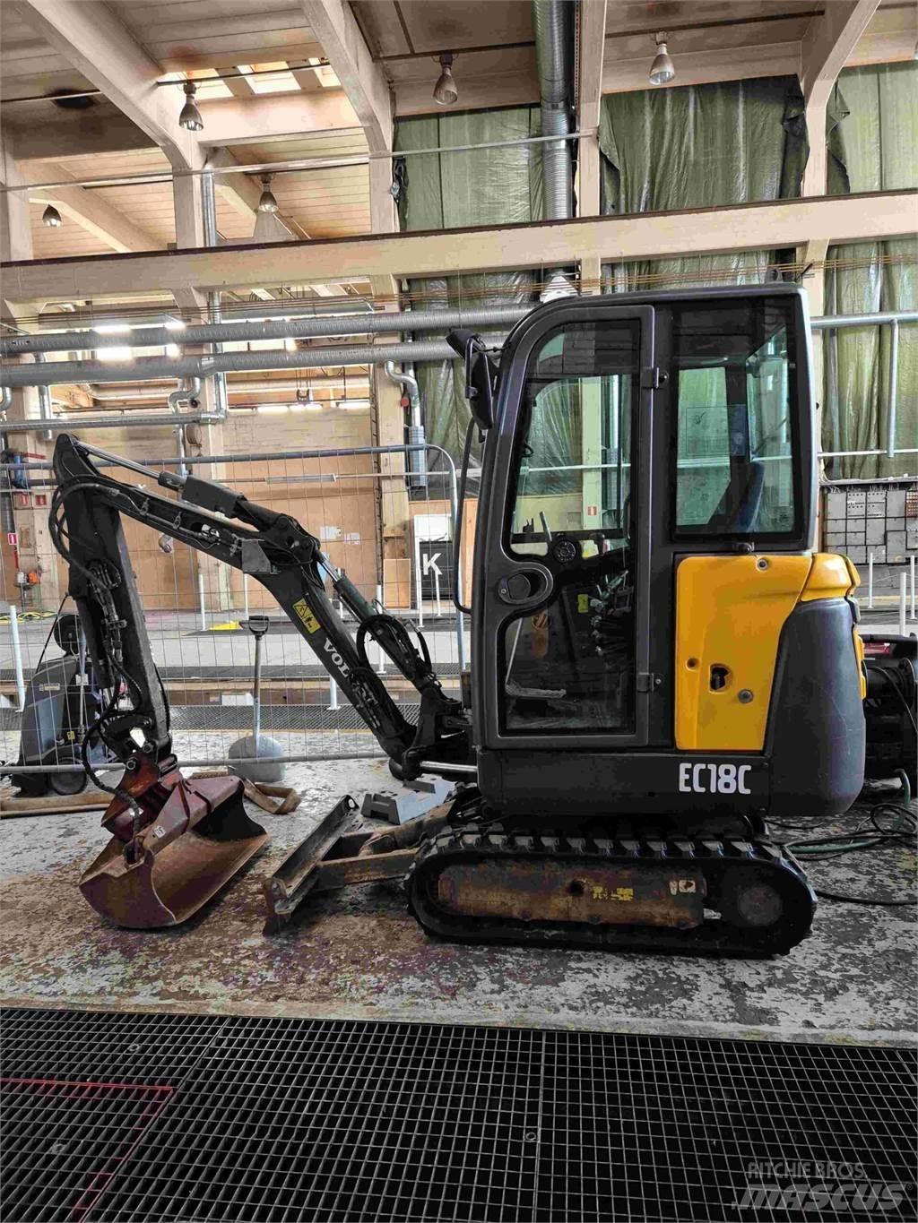 Volvo EC18C Εκσκαφάκι (διαβολάκι) < 7t