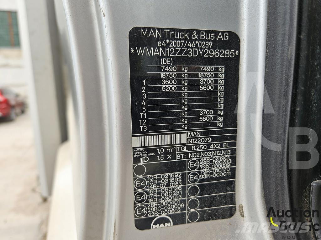 MAN TGL8.250 Φορτηγά Καρότσα - Κουρτίνα