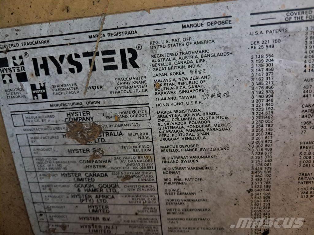Hyster H2.50J Πετρελαιοκίνητα Κλαρκ