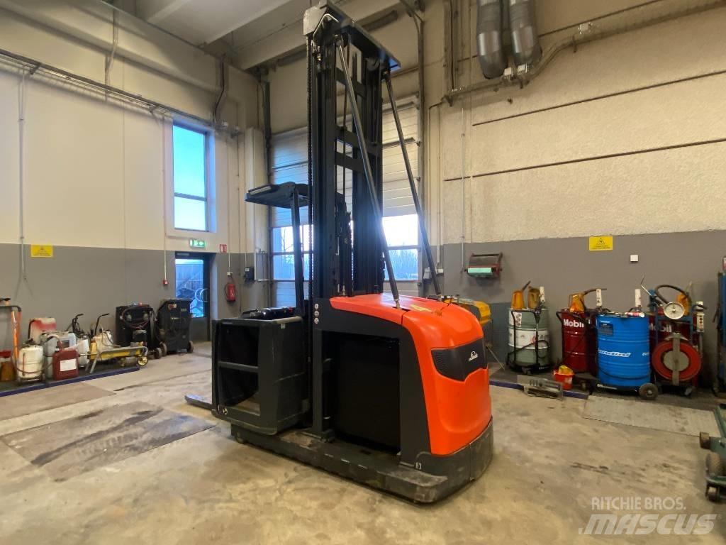 Linde V48-Volt Περονοφόρο ανυψωτικό συλλογής παραγγελιών μεγάλου ύψους